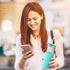 Zenbo Glass Tumbler 24 oz Iced Coffee Cup Smoothie Cups Reusable with straw And Bamboo Lid and Silicone Protective Sleeve