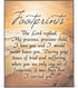 Elanze Designs Footprints 8 x 10 Wood Print Overlay Wall Art Sign Plaque