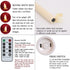 Flameless Taper Candles H9"x D1" Dripless Real Wax Moving Wick Electric Candles with Remote Timer LED Battery Operated Candles for Table Centerpieces Party Decorations Ivory