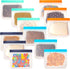 Meetall 12Pack Reusable Freezer Bags Resilient Leakproof Bags for Sandwich Snacks and Meal Prep Extra Thick Durable Locking Seal Press Bag for Freshness BPA FREE