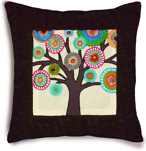 Dimensions Retro Tree Crewel Embroidery Kit, 9.5'' x 9.5''