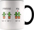 YouNique Designs One Month Anniversary Mug, 11 Ounces, Funny One Month Anniversary Coffee Mug for Boyfriend and Girlfriend, 1 Month Dating Anniversary Cup, 1st Month Dating Anniversary (Black Handle)