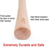 Soligt 12" Sauerkraut Pounder for Mason Jars Vegetable Fermentation- One Piece of Solid Wood