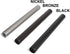 Amazon Basics 1-Inch Wall Curtain Rod with Cap Finials - 36 to 72 Inch, Dark Bronze (Espresso)