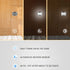 Motion Sensor Wireless Light 2 Sets Motion Activated Touchless Dimming Control Stick-Anywhere Closet Lights Stair Lights, Wall Lights for Hallway, Bathroom, Bedroom, Kitchen-AS SEEN ON TV