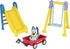Bluey Park Playset 2.5" Figure, Wagon, Swing Set, and Slide