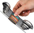 Magnetic Measuring Spoons Set of 8 Stainless Steel Dual Sided Stackable Measuring Spoon Nesting Teaspoons Tablespoons for Measuring Dry and Liquid Ingredients