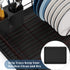 Dish Drying Rack, GSlife Small Dish Rack with Tray Compact Dish Drainer for Kitchen Counter Cabinet ,Bronze