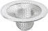 Antrader Kitchen Sink Strainer, 2Pcs Stainless Steel 2-Inch Diameter Mesh Round Filter Bathroom Bathtub Wash Basin Garbage Disposal Basket Filter