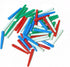 WE Games 48 Standard Plastic Cribbage Pegs w/ a Tapered Design in 4 Colors - Red, Blue, Green & White