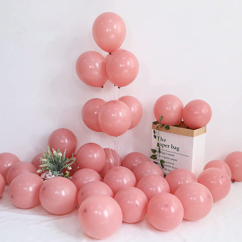 126Pcs Retro Pink and Chorme Gold Balloon Garland Arch Kit Gold And Pink Balloons Set for Baby Shower Mother™s Day Girl Boy Birthday Party Wedding Event Arrangement Bachelorette Party Decorations