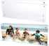 DuraClear 4x10 Inches AAA Grade Acrylic Picture Frame, Thick and Heavy Frameless Block Display