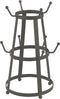 Spectrum Diversified 10676 Stripe 10 Mug Holder, Industrial Gray