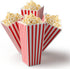 Popcorn Set (Pack of 10) - 3? x 3? x 8? x 2.3? Reusable & Unbreakable Popcorn Buckets With Anti-Smudge Paint - Leakproof & Dishwasher Safe Movie Night Supplies - BPA-Free Popcorn Container Set