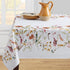 Benson Mills Wild Flower Indoor Outdoor Spillproof Tablecloth, 60-inch by 104-inch, Spice