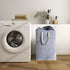 ZERO JET LAG 72L Laundry Hamper with Handles Large Laundry Basket Laundry Bin Collapsable Dirty Clothes Basket Laundry Bag Foldable Dirty Hamper (Striped Blue)