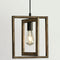 Mini Pendant Light Farmhouse Chandelier, 1-Light with Oil Rubbed Bronze Finish, Rustic Pendant Lighting for Kitchen Island, Dining Room Bedroom and Entryway