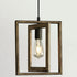 Mini Pendant Light Farmhouse Chandelier, 1-Light with Oil Rubbed Bronze Finish, Rustic Pendant Lighting for Kitchen Island, Dining Room Bedroom and Entryway