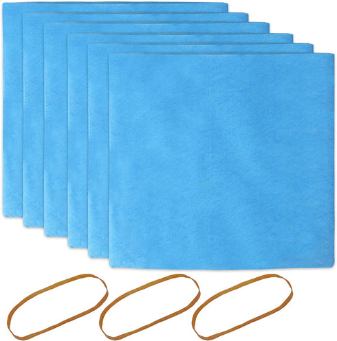 KEEPOW Reusable Dry Filters Bag Compatible with Stanley 1-6 Gallon Wet/Dry Vacuums, Part# 25-1217 (6 Pack)