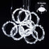 SUPERNIGHT LED Curtain Lights, Window Curtain Twinkle String Lights for Patio,Bedroom, Wedding, Party, Thanksgiving Day, Christmas Decoration (9.8 x 9.8 ft, 300LEDs, 8 Modes, Timer, Cool White)
