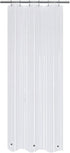 Mrs Awesome 32x72 Narrow Stall Shower Curtain Liner with 3 Magnets Clear PEVA 8G Thick & Heavy Duty, Waterproof, 32 x 72 inches, Clear