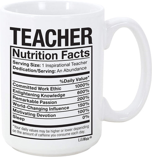 Teacher Appreciation Gifts Christmas Day Gift Boyfriend Girlfriend Coffee Mug Cup Funny Gift for Spanish Math Drama English Special Education Music History Science Kinder Garden Elementary Teachers
