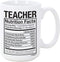 Teacher Appreciation Gifts Christmas Day Gift Boyfriend Girlfriend Coffee Mug Cup Funny Gift for Spanish Math Drama English Special Education Music History Science Kinder Garden Elementary Teachers