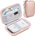 Canboc Hard Case for New Canon Ivy 2 Mini/Canon Ivy Mini/Canon Ivy CLIQ+2 CLIQ 2 CLIQ+ Photo Printer Mobile Wireless Bluetooth Instant Camera Printer, Mesh Bag fit Photo Paper and Cable, Rose Gold