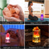 Himalayan Salt Lamp with 16 Colors Changing, Zanflare USB Crystal Salt Rock Lamp, Hand Carved Wood Base Table Lamp, Pink Salt Night Light Gifts for Mother, House Warming, Holiday Gifts