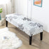 CRFATOP Dining Bench Cover Printed Bench Seat Cushion Slipcovers Stretch Upholstered Bench Slipcover Removable Washable Dining Chair Slipcovers for Bedroom Living Room,17