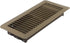 Accord ABFRBR410 Floor Register with Louvered Design, 4-Inch x 10-Inch(Duct Opening Measurements), Brown