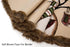 Snowman Tree Skirt 48 Inch with Brown Faux Fur Trim Border for Christmas Tree Decorations, Rustic Farmhouse Xmas Tree Skirt with Unique Hand Paint Snowman and Snowflakes