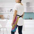 ALAZA Funny Apron with 2 Pockets for Women Men Colorful Tie Dye Traditional Swirl Adjustable Garden Bib