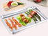 TeamFar Baking Sheet Cookie Sheet Set of 2, Pure Stainless Steel baking Pan Tray Professional, Non Toxic & Healthy, Mirror Finish & Rust Free, Easy Clean & Dishwasher Safe