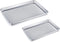 TeamFar Baking Sheet Cookie Sheet Set of 2, Pure Stainless Steel baking Pan Tray Professional, Non Toxic & Healthy, Mirror Finish & Rust Free, Easy Clean & Dishwasher Safe