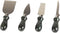 Creative Home Natural Green Marble Handle Set of 4 Pieces Multipurpose Cutter Spreader Set includes Pronged, Hard Cheese Chisel Knife, 2" W x 5-1/4" L