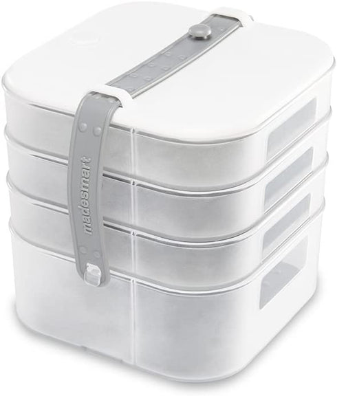 madesmart 95-79803-06 Portable Swivel Case, White