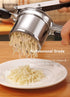 WILLIZTER Potato Ricer, Stainless Steel Potato Ricer Fruit and Vegetables Masher Food Ricer Large Capacity with 3 Interchangeable Discs & Inner Cup