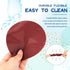 8 Pieces Rubber Jar Gripper Pads Round Kitchen Coasters Multi-Purpose Bottle Lid Openers, Multicoloured (Dark Colors Set)