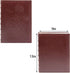 Golden State Art, Maroon Scroll Embossed Faux Leather Cover Photo Album, Holds 300 4x6 Pictures, 3 Per Page