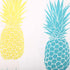RosieLily Pineapple Shower Curtain Fruit Shower Curtain Summer Shower Curtain Blue Yellow Pineapple Bathroom Decor Fabric Tropical Hawaii Shower Curtain Set with 12 Hooks, 72"x 72"