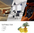 SING F LTD Feng Shui Money Luck Stone Tree Crystal Art Decoration Office Living Room Good Luck Best Gift Green