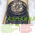 ASMANNA 5 Pieces Moon Decoration Wall Decoration Wooden Moon Phase Wall Hanging Bohemian Style Bedroom Home Wall Decor Bohemian Lunar Aesthetic Art for Bedroom Living Room Dorm Apartment Office(black)