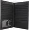 AG Wallets Genuine Leather Mens Long ID 19 Credit Card Security Wallet Black (RFID_Black)