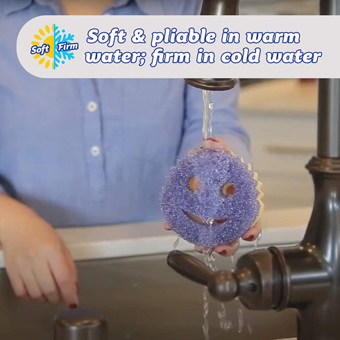Scrub Daddy Scrub Mommy Dual-Sided Scrubber and Sponge - Scratch Free & Resists Odors - 3 Count 1 ea