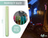 5 5/8" Neon Plastic Test Tube Shot Assorted Colors 3/4 oz Shooter - 100 Pack