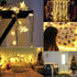 Star String Lights, Merdeco 16ft/5m 50 LED Plug in String Lights Warm White Fairy Lights for Christmas/Wedding/Party Indoor and Outdoor Decoration