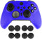 AreMe Soft Anti-Slip Silicone Protective Cover Skins Case with Rubber Thumb Grips Analog Caps for New Xbox One Elite Series 2 Controller (Blue)