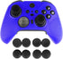 AreMe Soft Anti-Slip Silicone Protective Cover Skins Case with Rubber Thumb Grips Analog Caps for New Xbox One Elite Series 2 Controller (Blue)