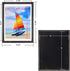 Soonrada 12x16 Frame, Display 11x14 Pictures with Mat or 12 x 16 Photos Without Mat, Wood Picture Frames for Horizontal and Vertical Wall Mounting